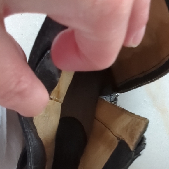 Frye Black Leather Boots Size 7.5 - Picture 13 of 14